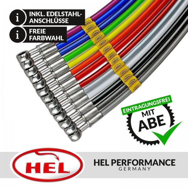 HEL Stahlflex Bremsleitungen (Set) Audi Q7 4L, mit ABE